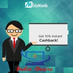 India Desire : Mobikwik Wallet Offer: Get 10% Cashback On Adding Money (Max.50): WEEKEND50 , Valid Till 9th May 2015 Midnight:#MayMania
