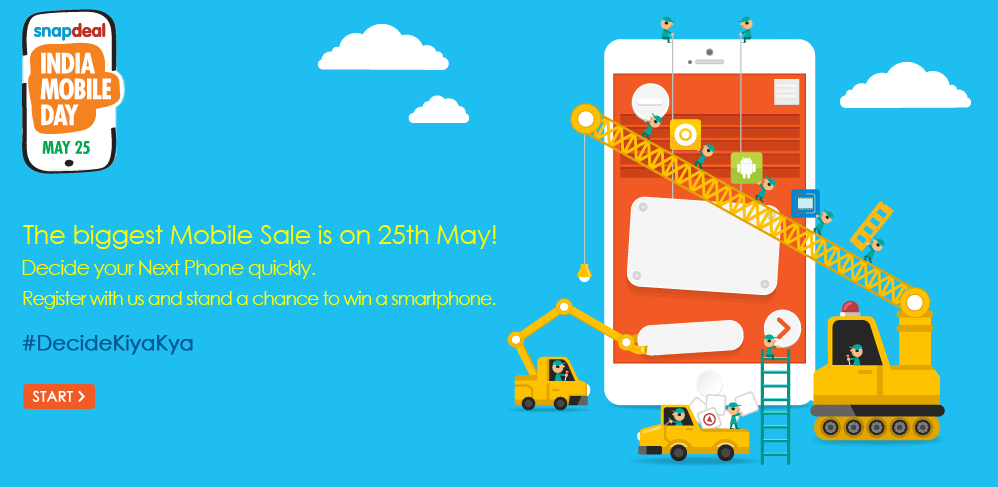 India Desire : [25 May 3 Pm Mobile Deals Added]Snapdeal India Mobile Day: Biggest Mobile Sale In Snapdeal India Mobile Day Sale Today 25 May 2015