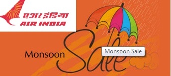 India Desire : Air India Monsoon Sale Offer : Air India Domestic Flight Fares Starting At Rs 1499 Only [21st-25th May]