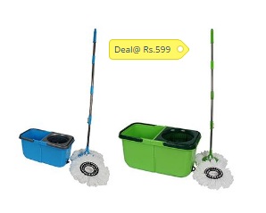 India Desire : Buy Dreamline Twin Tub Magic Mop with Bucket At Rs 599 From Paytm [MOPDEAL]
