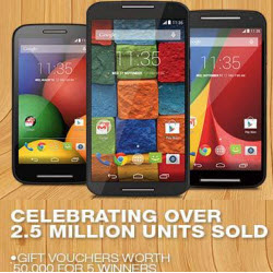India Desire : Motorola Moto G, X or E Mobiles chance to win Rs. 50,000 or 100% Cashback @ Flipkart
