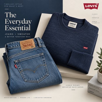 India Desire : Myntra Levis Offer: Upto 72% Off On Jeans & Sweaters Starts @Rs 869 Only