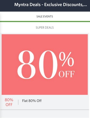 India Desire : [Live] Myntra APP Sale : Get Flat 80% + Extra 15% cashback With Payumoney On Shopping From Myntra APP