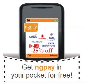 India Desire : Ngpay Offers : Get Flat 25% Off On Rs. 100 Recharge & Bill Payments + Upto 40% Discount For Referral Offer