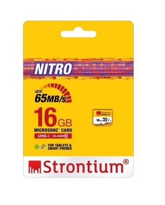 India Desire : Buy Strontium Nitro 16GB Memory Card - MICROSDHC Class -10 At Rs. 295 From Infibeam