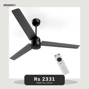 India Desire : Buy OAKTER 1200mm BLDC Ceiling Fan with IR Remote At Rs 2331 From Amazon [Regular Price Rs 5050]