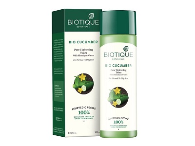 India Desire : Buy Biotique Bio Cucumber Pore Tightening Toner, 120ml At Rs 88 From Amazon [Regular Price Rs 122]