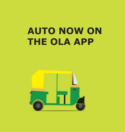 India Desire : Get 50% Cashback On Ola Auto & Kaali Peeli Rides Between 23rd To 29th August 2015