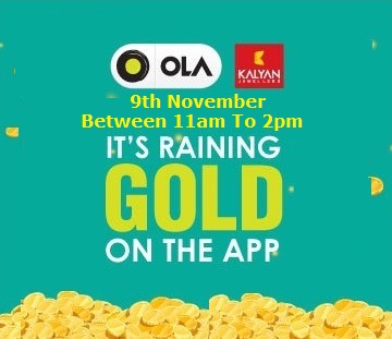 India Desire : Ola Cabs Dhanteras Offer: Get Free Gold Coin In This Dhanteras From OlaCabs On 9th Nov 2015