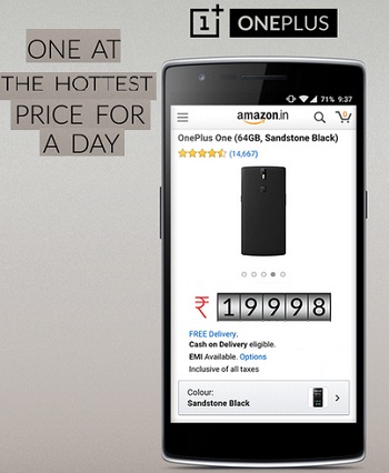India Desire : OnePlus One 64GB Open Sale At Rs. 17999 From Amazon