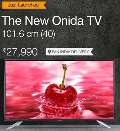 India Desire : Amazon Exclusive Launch : Buy Onida LEO40BLF 102 cm (40 inches) Full HD LED TV At Rs. 27990 From Amazon