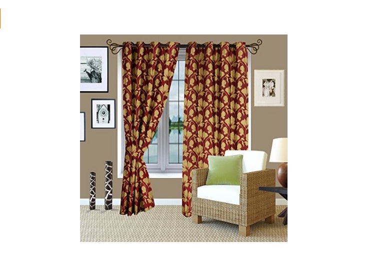 India Desire : Amazon: Buy Story @Home Window/Door Curtain Pack Of 2 At Rs 299 Only