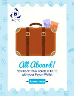 India Desire : Now book your train tickets on #IRCTC with Paytm Wallet! #PaytmKaro 