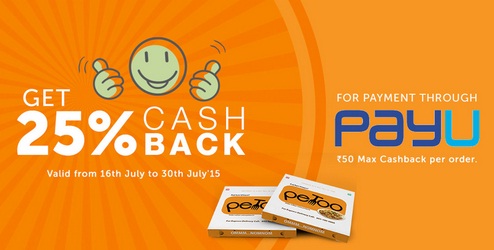 India Desire : Petoo Payumoney Offer : Get 25% Cashback On Paying Through Payumoney On Petoo Online Food Ordering In Bangalore