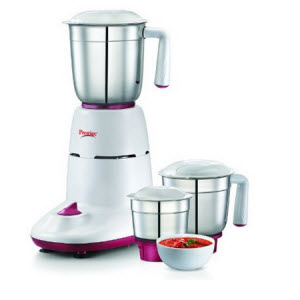 India Desire : Flipkart Steal Deal: Buy Prestige Tulip Classic 500 W Mixer Grinder  (White, 3 Jars) At Rs 899 [Regular Price Rs 2199]