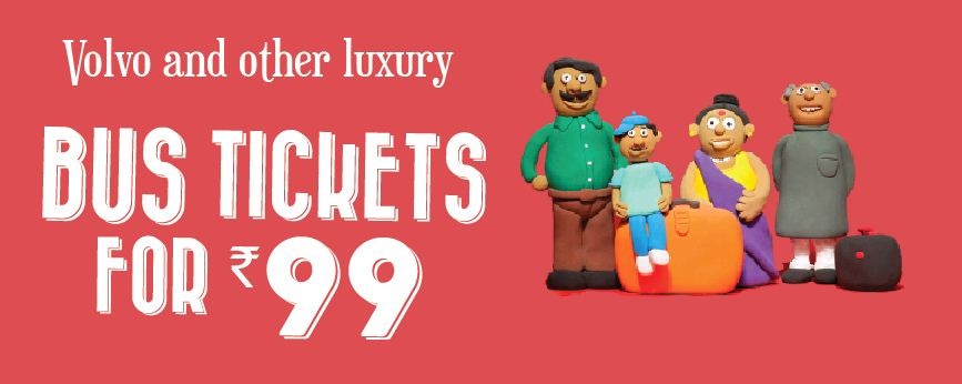 India Desire : Bus Tickets Rs.99 from Redbus