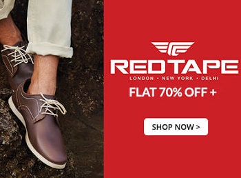 India Desire : Amazon- Get Upto 80% Off On Red Tape Footwear Starting From Rs 516 Only