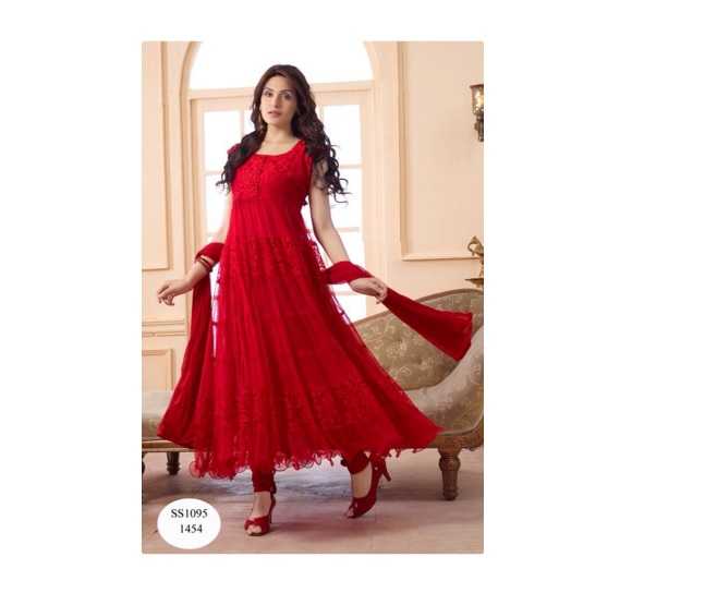 India Desire : Buy Varanga Net Brasso Dress Material With Dupatta - BWR004 At Just Rs. 350 Only From Askmebazaar.com