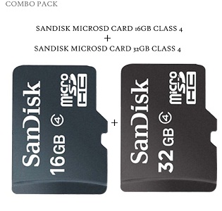 India Desire : Loot Deal: Buy Sandisk Combo of 2 MicroSD Card, 16Gb & 32Gb At Rs. 230 Only From Askmebazaar