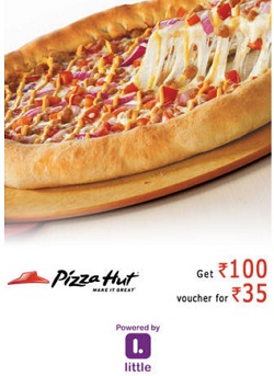 India Desire : Paytm Pizza Hut Offer: Get Rs.100 Pizza Hut Voucher for Rs.35 Only From Little APP