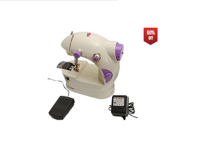 India Desire : Buy Mini Portable Sewing Machine With Free Adapter At Rs. 799 only on Shopclues