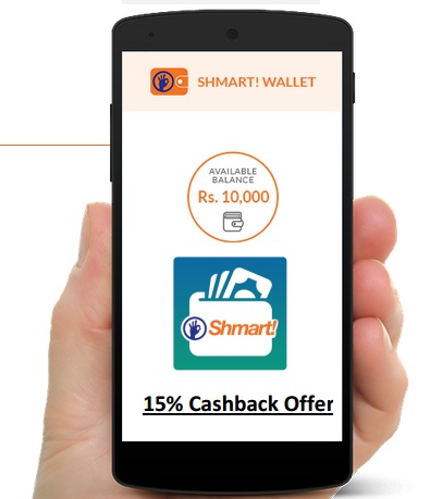 India Desire : Shmart 15% Cashback Offer : Get 15% Cashback On Prepaid, Postpaid, DTH Recharges From Shmart Wallet