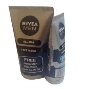 India Desire : Buy Nivea Men Oil Control Face Wash-100gm + DS Reduction Scrub 50gm At Rs 135 From Snapdeal