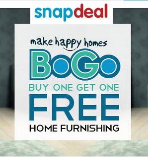 India Desire : Snapdeal Wednesday Wonder : Get Upto 80% off & Buy 1 & Get 1 With Extra Discount Offer On Home Furnishing Products From Snapdeal