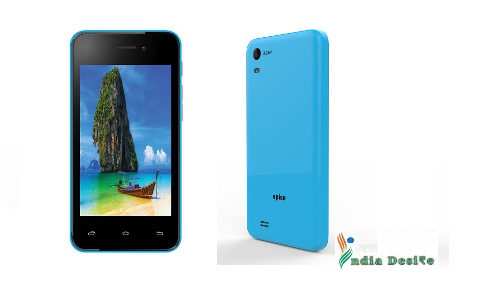 India Desire : Buy Spice Xlife 431Q Lite 4GB Blue (With Free Flip Cover, Screen-guard) At Rs.2999 Only From Snapdeal