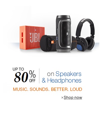 India Desire : Buy Speakers & Headphones Upto 80% Off Price From Rs. 399 At Amazon