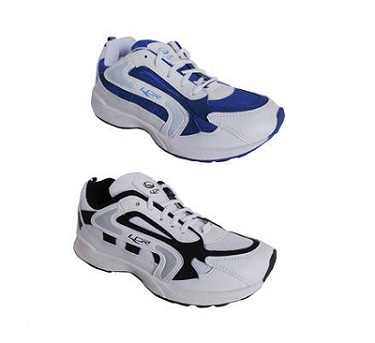 India Desire : Buy Pack Of 2 Lancer White And Blue Sports Shoe At Rs. 499 Only From Paytm