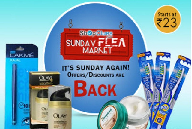 India Desire : Sunday Flea Market Deals 13th to 15th December @Shopclues