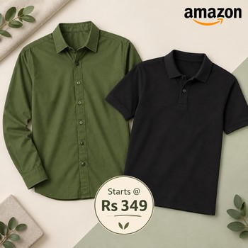 India Desire : Amazon Mens Shirts Offer: Upto 75% Off On Amazon Brand Symbol Starts @Rs 349 Only