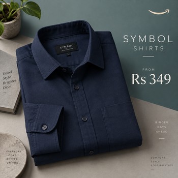India Desire : Amazon Mens Shirts Offer: Upto 83% Off On Symbol Casual Shirts Starts @Rs 349 Only