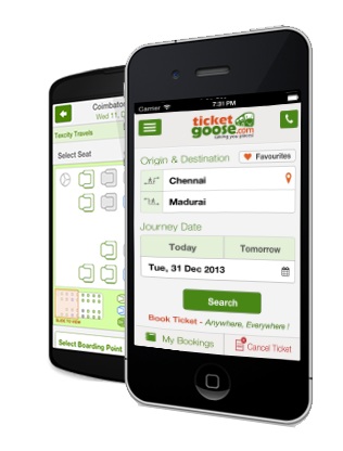 India Desire : Ticketgoose APP Bus Ticket Offer : Get Rs. 110 off + Rs. 100 Cashback on Bus Ticket Booking From Ticketgoose APP - TGAPPML