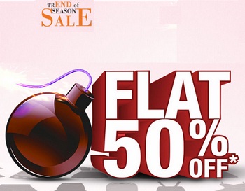 India Desire : Trendin Trend Of Season Sale: Get Flat 50% Off On Products At Trendin