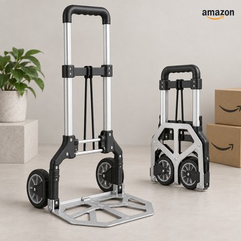 India Desire : Buy Shaypram Heavy Duty Foldable Luggage Trolley At Rs 199 From Amazon [Regular Price Rs 699]