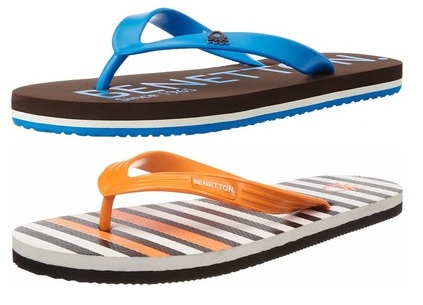 Amazom Upto 70 Off On United Colors of Benetton Mens Flip Flops