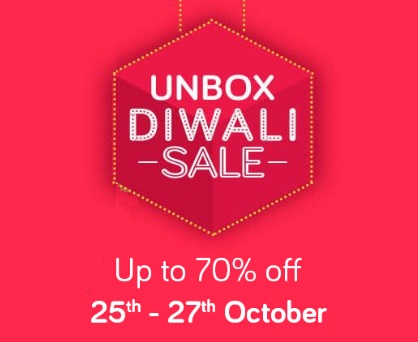 Image result for snapdeal unbox diwali sale 25-27 oct