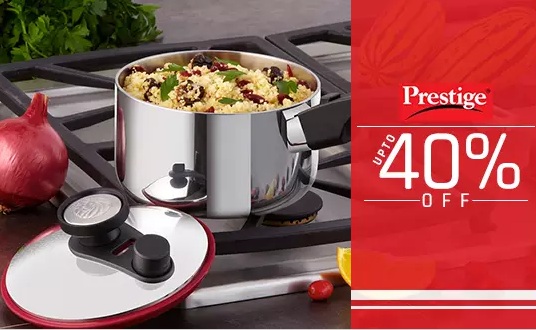 India Desire : Paytm Prestige Pressure Cookers Upto 40% Cashback - STORE