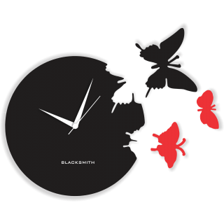 India Desire :  Buy Blacksmith Beautiful Butterfly Wall Clock Worth Rs 399 For At Rs 70 Only[Free Shipping]