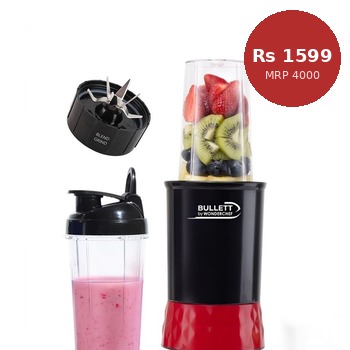 India Desire : Buy Wonderchef Red 2026 Plastic Juicer Mixer Grinder At Rs 1599 From Myntra [Regular Price Rs 4000]