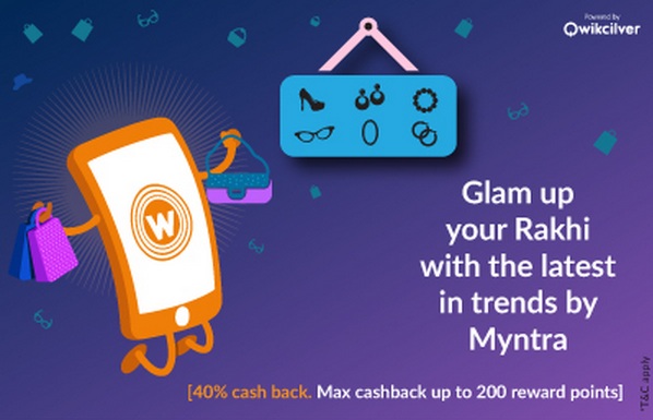 India Desire : Myntra Woohoo Rakhi Offer : Get Flat 40% Cashback On Myntra Via Woohoo App Between 26th to 31st August 2015
