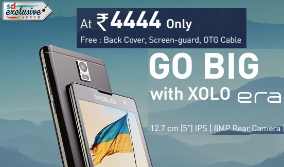 India Desire : Register For Xolo Era Mobile Phone Sale Start 7th August 12 PM At Rs. 4444 From Snapdeal
