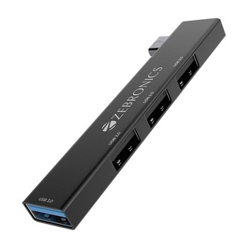India Desire : Buy Zebronics TA210U 4-in-1 Type-C USB Hub At Rs 149 From Amazon [Regular Price Rs 899]