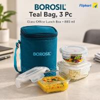 Buy BOROSIL Teal Bag, 3 Pc (320 ml x 2 + 240ml x 1 ), O...