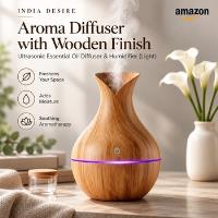 Buy Aroma Diffuser with Wooden Finish, Ultrasonic Essen...