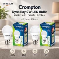 Buy Crompton Dyna Ray 9 Watt LED Bulb Cool Day Light, P...