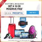 India Desire : Ebay FREEGIFT4U Offer : Get Free 16 GB Pendrive On Shop Of Rs 3000 & Above From Ebay